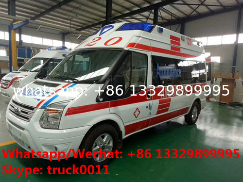 2020s best seller-FORD V348 diesel transit ambulance vehicle for sale, high quality and low price FORD diesEL ambulance