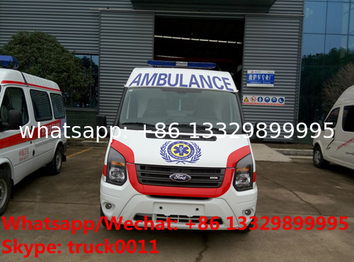 2020s best seller-FORD V348 diesel transit ambulance vehicle for sale, high quality and low price FORD diesEL ambulance