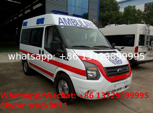 2020s best seller-FORD V348 diesel transit ambulance vehicle for sale, high quality and low price FORD diesEL ambulance