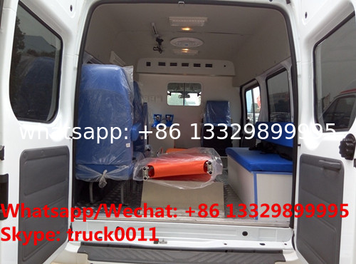 2020s best seller-FORD V348 diesel transit ambulance vehicle for sale, high quality and low price FORD diesEL ambulance