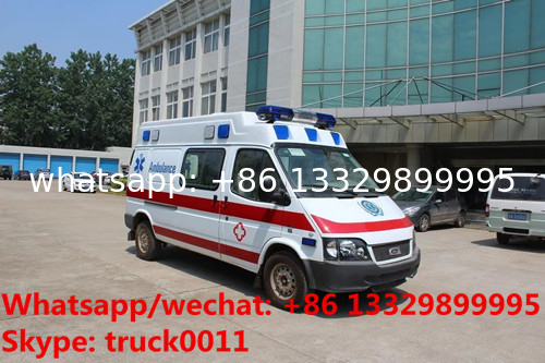 High quality FORD TRANSIT  longer gasoline emergency ambulance for sale, HOT SALE! Cheapest price FORD ICU ambulance car