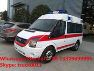wholesale low price FORD TRANSIT  XINSHIDAI shorter diesel transporting ambulance vehicle for sale,transfer ambulance