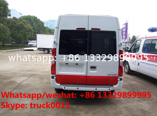 wholesale low price FORD TRANSIT  XINSHIDAI shorter diesel transporting ambulance vehicle for sale,transfer ambulance