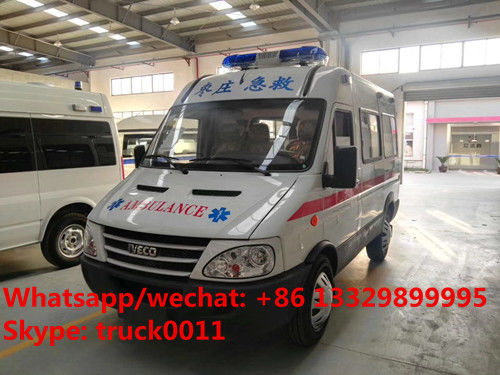 Wholesale High quality and low price  4*2 LHD diesel mobile transiting ambulance, ambulance vehicle for sale