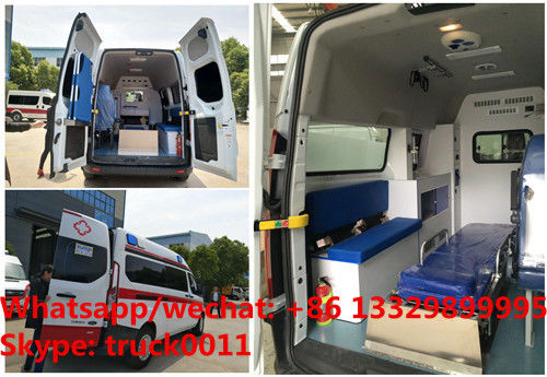Wholesale High quality and low price  4*2 LHD diesel mobile transiting ambulance, ambulance vehicle for sale
