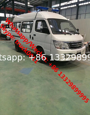 Factory direct sale high quality and competitive price JINBEI gasoline transiting ambulance vehicle, ICU ambulance