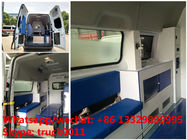 Factory direct sale high quality and competitive price JINBEI gasoline transiting ambulance vehicle, ICU ambulance