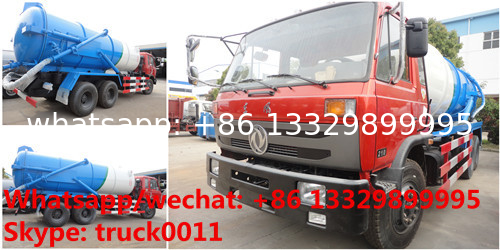 best seller heavy duty 6*4 14-18m3 vacuum tank truck  for sale,factory sale cheaper price China-made septic tank truck