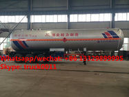 Factory sale best price 56cbm propane gas transported trailer, HOT SALE! high quality and cheaper price lpg tank trailer