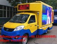Factory sale best price Foton 4*2 LHD Small Size gasoline Mobile LED Display Truck,mobile LED billboard vehicle