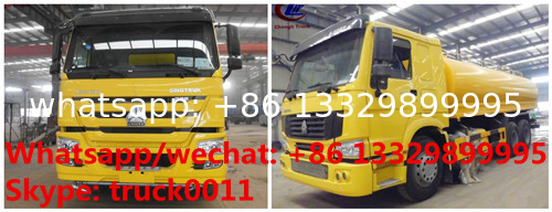 Factory sale best price SINO TRUK HOWO 6*4 LHD 20m3 water sprinkling truck, HOT SALE! HOWO 20,000L cistern tank truck