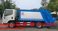 best seller FAW new 4x2 garbage compactor truck for sale, Factory sale High quality FAW brand compacted garbage truck