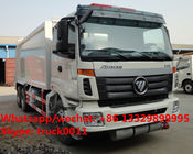 FOTON AUMAN 6*4 LHD 16m3 garbage compactor truck, factory sale cheapest price FOTON 16m3 compacted garbage truck