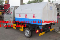 Factory sale cheaper price Chang'an mini hook lift garbage truck, HOT SALE good price gasoline wastes collecting vehicle