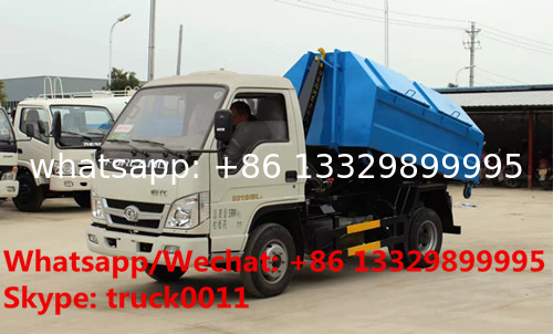 HOT SALE! China Forland 4x2 Roll off Garbage trucks, Factory sale good price Forland 4*2 LHD wastes collecting vehicle