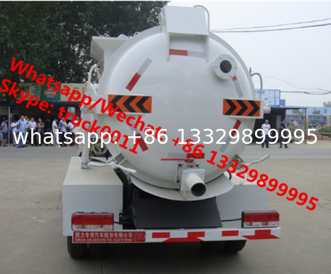 factory sale best price dongfeng 120HP 4tons side lifting bins food garbage truck,6m3 wastes food collecting vehicle