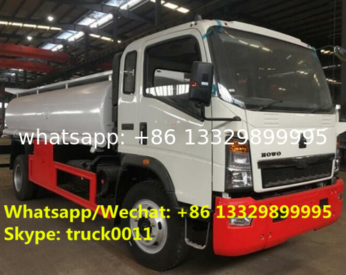 customized OEM SINO TRUK HOWO 10M3 refueler truck for sale, Factory sale good price HOWO 4*2 LHD oil dispensing truck