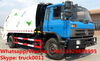 Factory sale high quality Dongfeng 12m3 compression rubbish truck, customized good price dongfeng 12m3 garbage truck