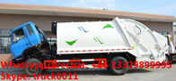 Factory sale high quality Dongfeng 12m3 compression rubbish truck, customized good price dongfeng 12m3 garbage truck