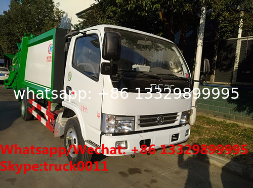 new best seller-dongfeng LHD/RHD 4tons compression garbage truck for sale, Factory sale customized refuse garbage truck