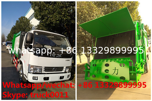 new best seller-dongfeng LHD/RHD 4tons compression garbage truck for sale, Factory sale customized refuse garbage truck