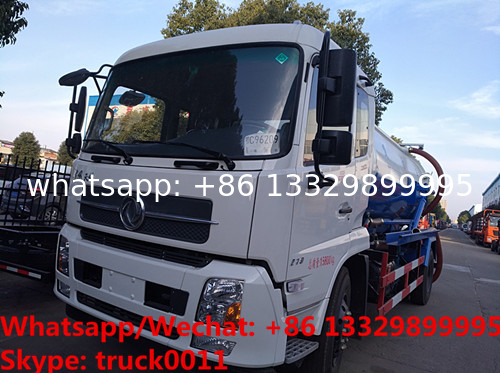 Cheapest price dongfeng 4*2 LHD 10cbm vacuum tank truck for sale, Factory sale good price sludge tank truck