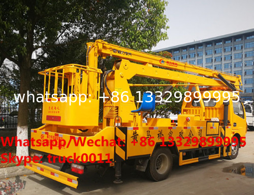 Factory sale cheapest price Dongfeng LHD 16m aerial platform truck, Wholesale best price 12-16m overhead working truck