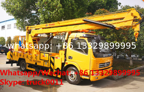 Factory sale cheapest price Dongfeng LHD 16m aerial platform truck, Wholesale best price 12-16m overhead working truck