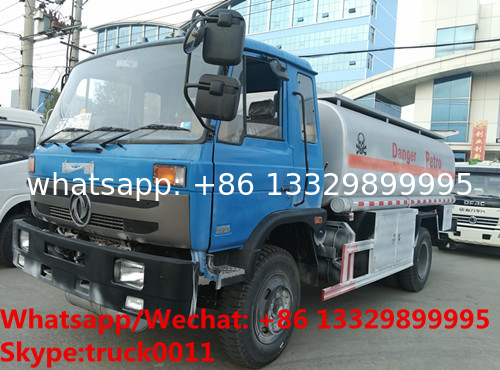 Factory customized dongfeng 4*2 RHD 10,000L gasoline tank delivery truck for sale,cheapest dongfeng 10m3 fuel tank truck