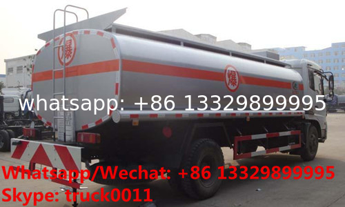 Factory sale bottom price dongfeng 18,000Liters oil tank delivery truck, HOT SALE!dongfeng 4*2 LHD fuel tank truck