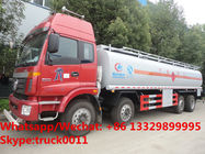 FOTON AUMAN 8*4 LHD 30,000Liters fuel tank delivery truck for sale, HOT SALE!bottom price FOTON AUMAN oil tank truck