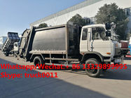 Factory sale bottom price dongfeng 10m3 compression garbage truck refuse garbage truck customized for Kyrgyz Republic