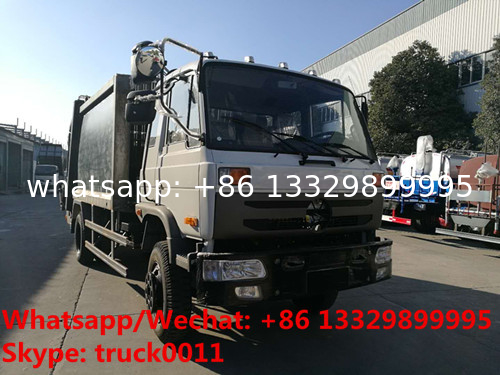 Factory sale bottom price dongfeng 10m3 compression garbage truck refuse garbage truck customized for Kyrgyz Republic