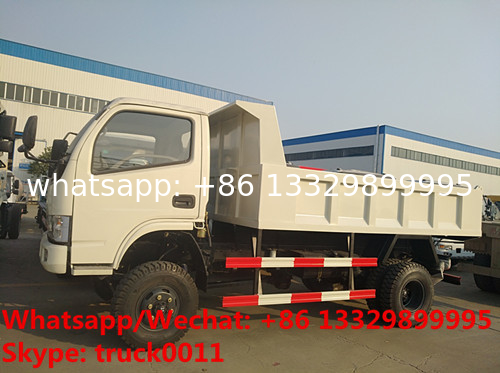 Factory customized cheapest price CLW brand 4*4 RHD diesel dump tipper truck for sale, CLW dump pickup vehicle