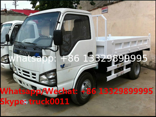 HOT SALE! cheapest price ISUZU 4*2 LHD mini dump tipper truck, Wholesale bottom price ISUZU diesel 3tons tipper vehicle