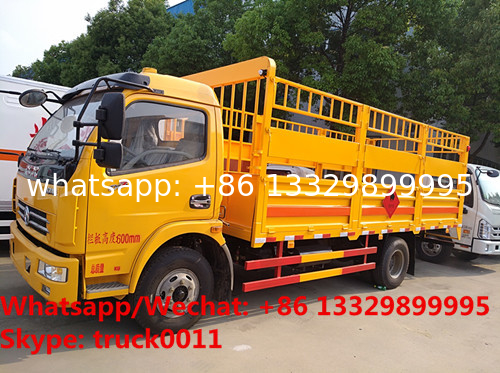 Factory sale high quality Cheapest price Dongfeng 4x2 6ton gas cylinder transport truck, gas canister carrying vehicle