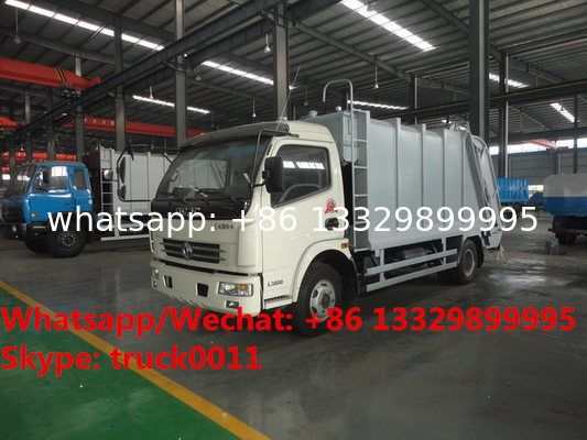 HOT SALE! best seller-dongfeng 4*2 LHD 7m3 compression garbage compactor truck, new rear loader garbage vehicle for sale