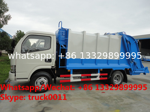 best seller good price smaller dongfeng 5m3 4tons compression garbage truck for sale, garbage compactor truck for sale