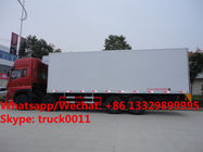 HOT SALE! bigger volume dongfeng tinalong 8*4 LHD refrigerator truck for seafood, Customized best price cold room truck