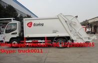 New JAC 4*2 new garbage compactor bin lifter rubbish truck 5cbm capacity,customized JAC 5m3 compression garbage truck