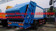 Wholesale bottom price customized dongfeng 4*2 RHD 190hp Euro 3 14m3 compression garbage truck, garbage compactor truck