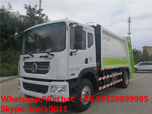 best seller- Euro 4 dongfeng D9  180hp 10m3 compacted garbage truck for sale, ompression garbage truck
