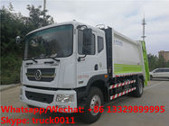 best seller- Euro 4 dongfeng D9 Cummins 180hp 10m3 compacted garbage truck for sale, ompression garbage truck