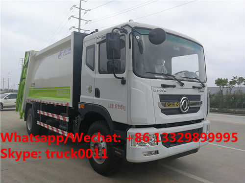 best seller- Euro 4 dongfeng D9  180hp 10m3 compacted garbage truck for sale, ompression garbage truck