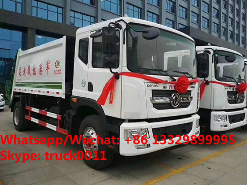 best seller- Euro 4 dongfeng D9  180hp 10m3 compacted garbage truck for sale, ompression garbage truck