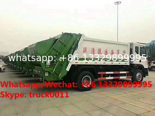 best seller- Euro 4 dongfeng D9 Cummins 180hp 10m3 compacted garbage truck for sale, ompression garbage truck