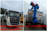 cheapest price FOTON LHD 160hp LOVOL diesel 20m3-22m3 bulk feed pellet truck for sale, poultyr feed transported truck