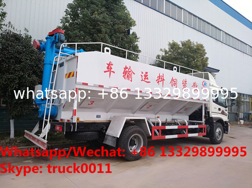 factory sale good price customized FOTON 4*2 190hp 8tons-12tons farm-oriented and livestock poultry feed delivery truck