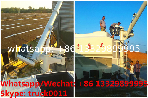 high quality and good price dongfeng 4*2 LHD 10Tons 20cbm Bulk Feed Carrier vehicles For Livestock Farm for sale,