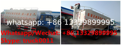 RHD electronic discharging Dongfeng 4x2 10-15m3 Bulk Powder Feed Transport Truck Bulk-grain Carrier Bulk-materials Truck